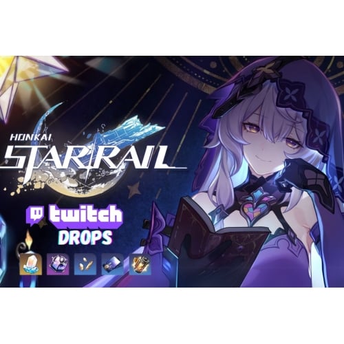  Star Rail Twitch Drops  100K Credits +  80-160 Stones